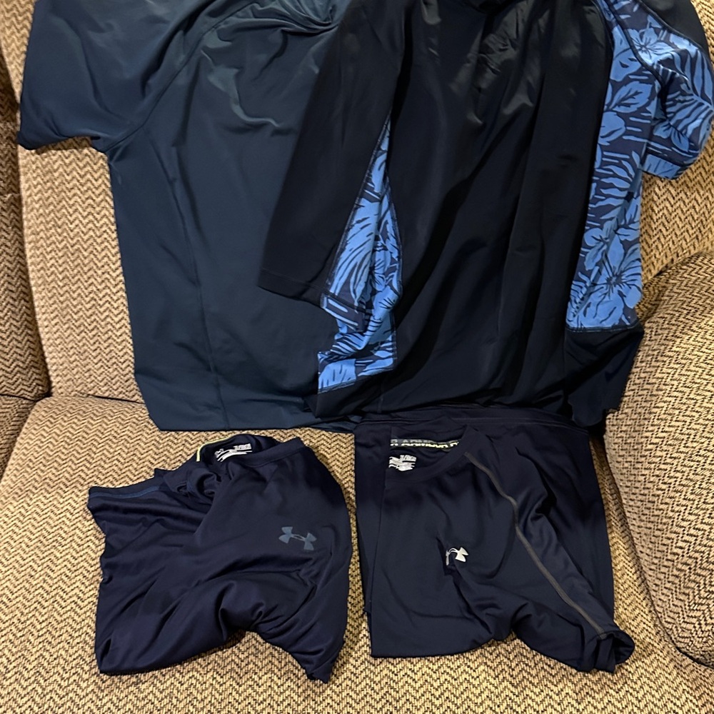 Men's xl sun shirt 2 lands end 2 under armor Shirt Collection bundle